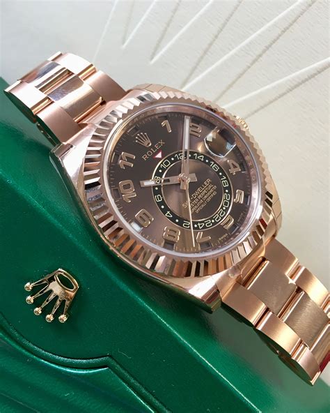 rolex sky dweller rose gold hong kong